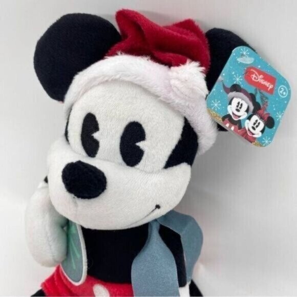 Disney Mickey Mouse Holiday Plush New - Picture 8 of 9